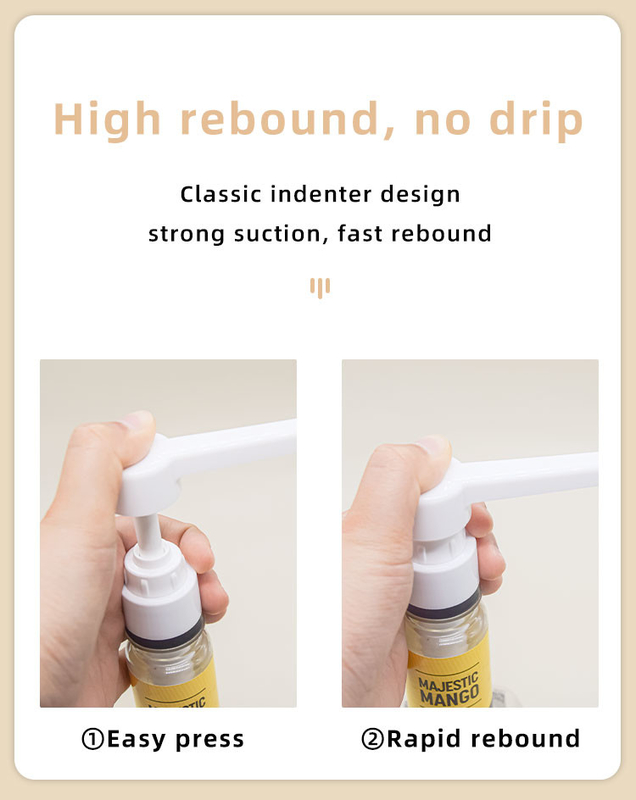 Food Grade Plastic Syrup Dispense Pump For Restaurant 5ml 8ml 10ml