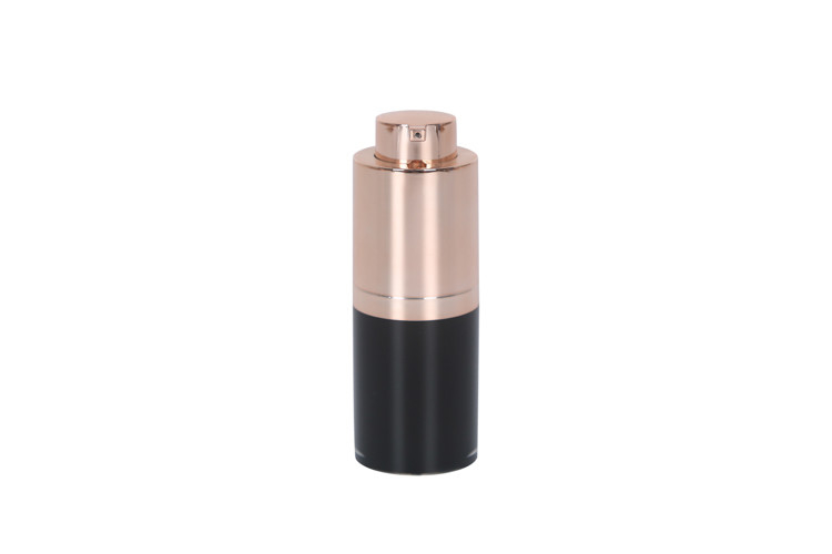 Rotating Twist Cosmetic Airless Pump Bottle 15/30g Acrylic Airless Cream Jar With Mirror Hydrating Acne Organic Skincare