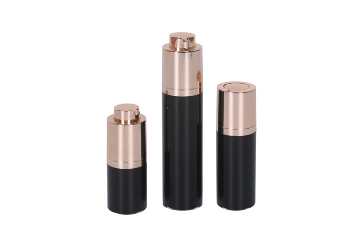 Rotating Twist Cosmetic Airless Pump Bottle 15/30g Acrylic Airless Cream Jar With Mirror Hydrating Acne Organic Skincare