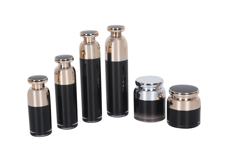Wide-Neck 15/30/50/100ml Airless Lotion Bottle And 30/50g Cream Jar of Skincare Set Acrylic Face Serum Cosmetic Set