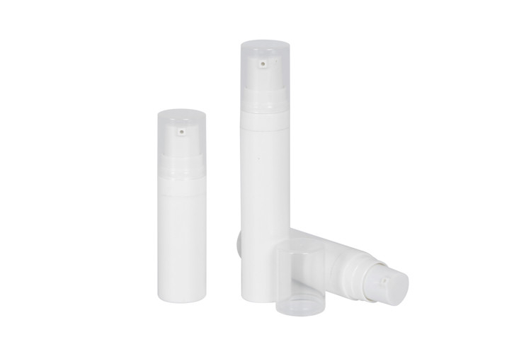 PP airless bottle Cosmetic small sample packaging 5ml 8ml 10ml 15ml