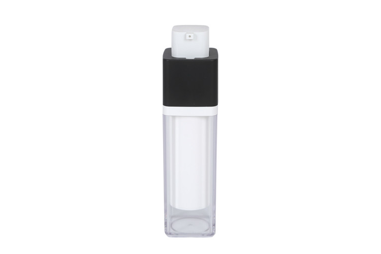 15ml 30ml 50ml Twist Head square As + PP double-layer Airless bottle