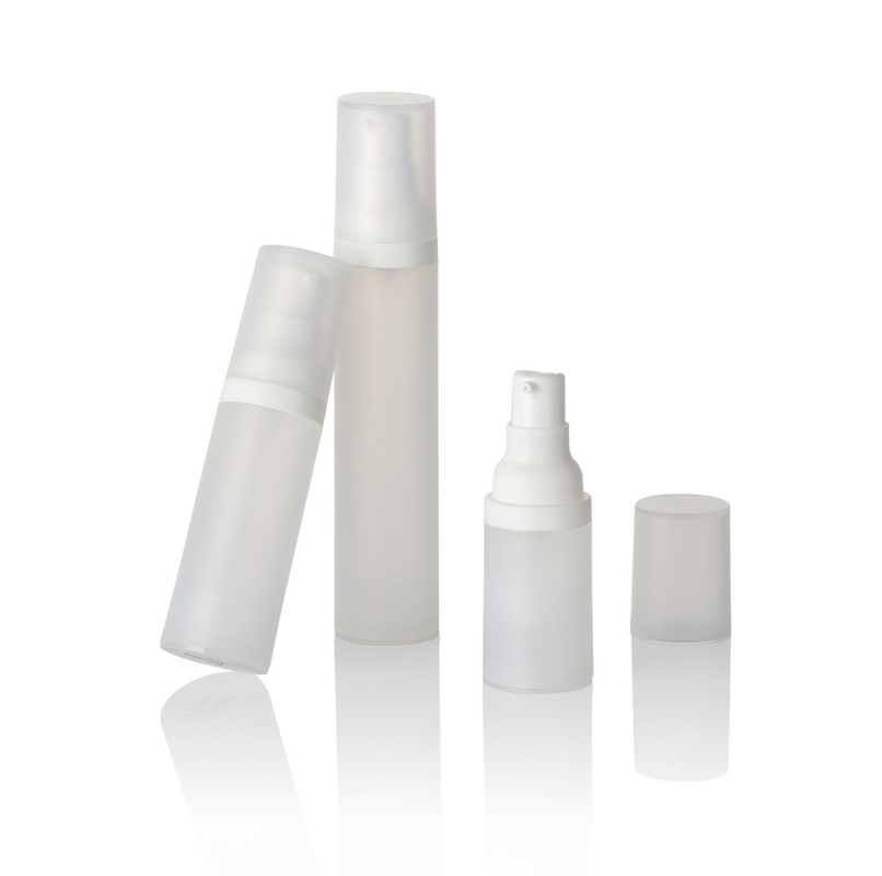 China  PP Airless Pump Bottles 15ml 30ml-50ml-80ml cosmetic lotion pump bottle