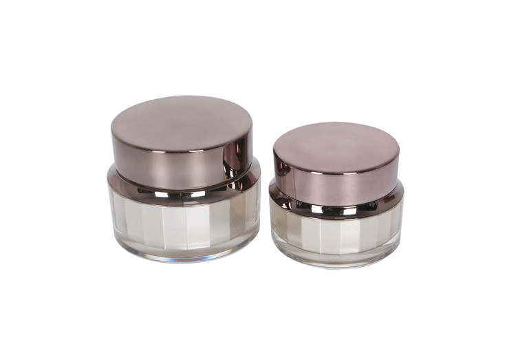 60ml Acrylic Lotion Bottle Antique Brass Travel Cosmetic Packaging Set